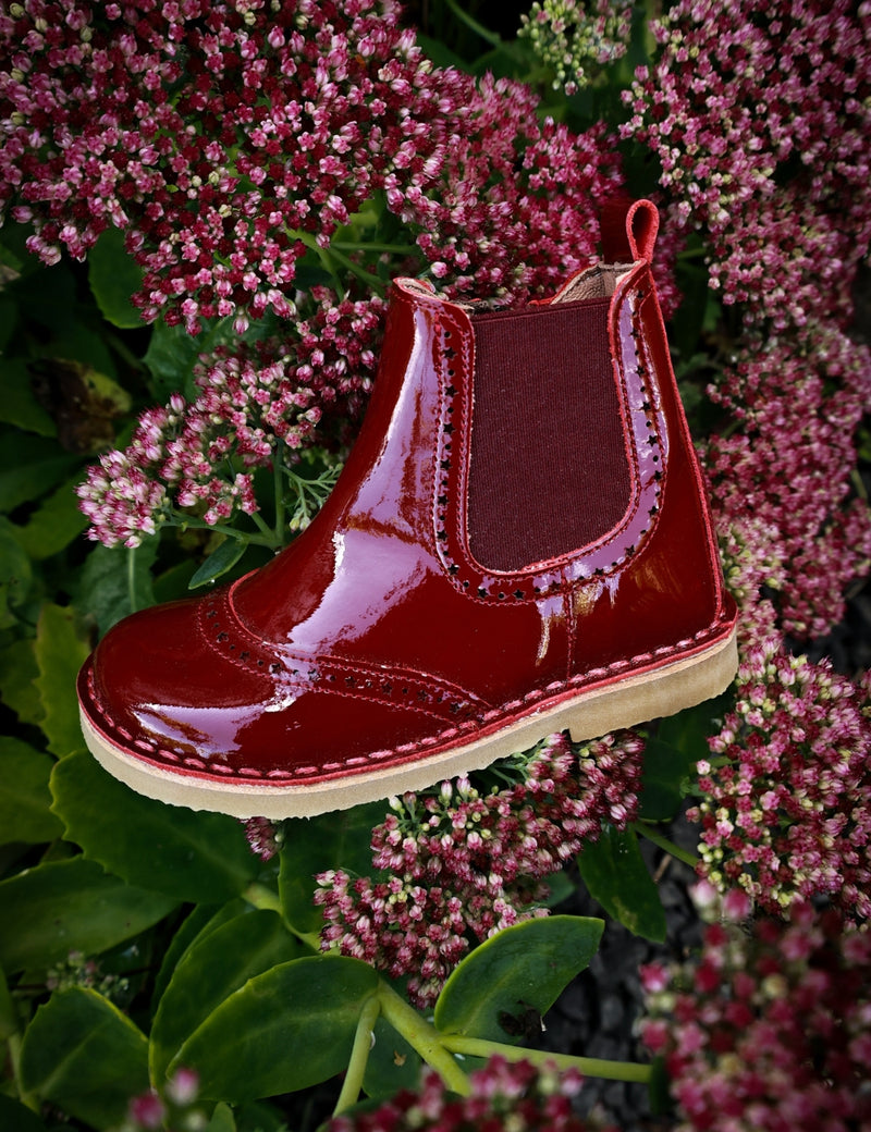 Petit Nord Ankle Boot Stars Boots Cherry Patent 104