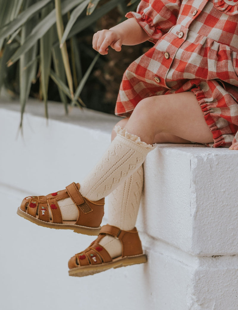 Petit Nord Apple Classic Sandal Sandals Cognac 002