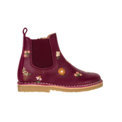 Autumn Flower Ankle Boot - Fuschia