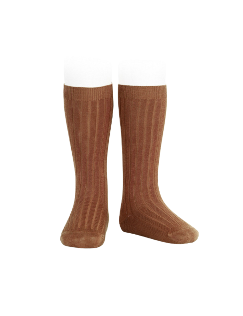 Petit Nord Basic Rib Knee High Socks Socks Oxide 696