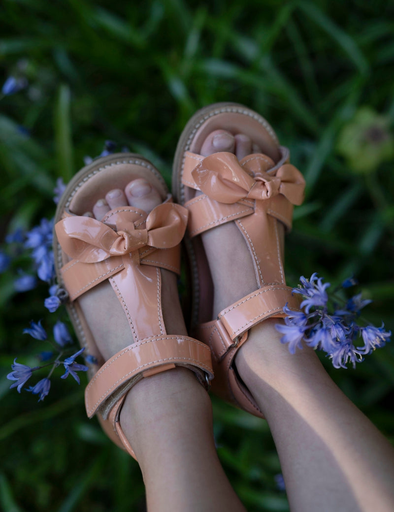 Petit Nord Bow Sandal Sandals Apricot 086