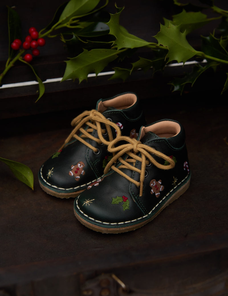 Petit Nord Christmas Classic Boot Low Boot Shoes Kale 068