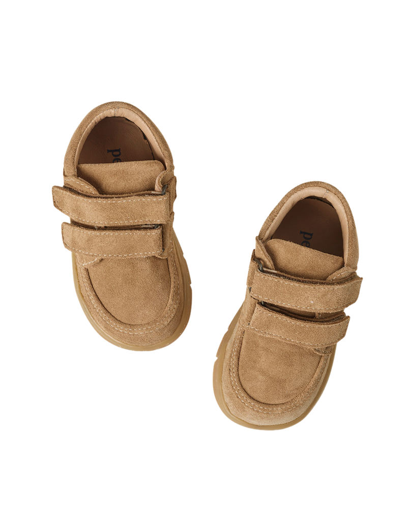 Petit Nord Chubby Cruiser velcro Indoor Shoes Sahara Suede 122