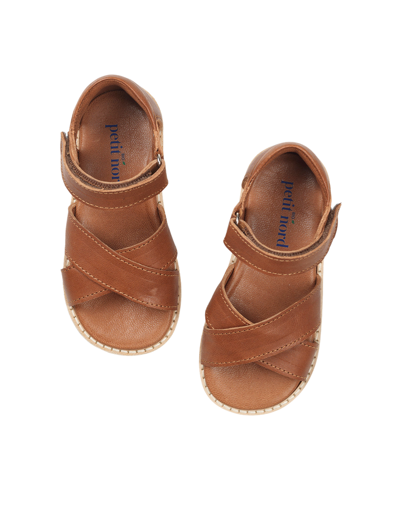 Petit Nord Crossover Sandal Sandals Cognac 002