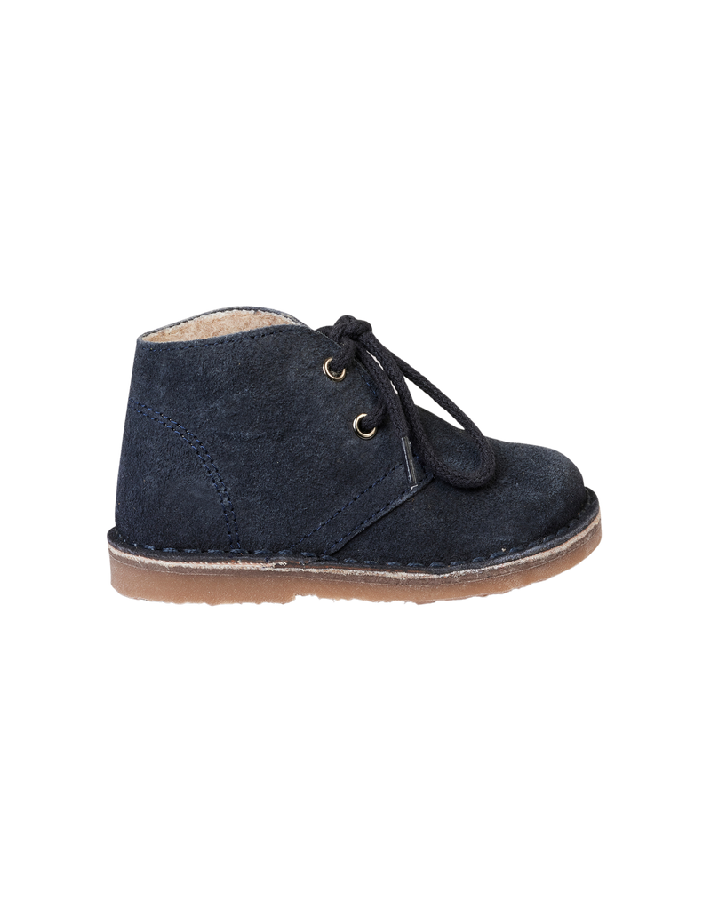 Petit Nord Desert Winter Boot Lace Winter Boots Navy Suede 038
