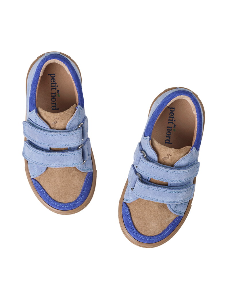 Petit Nord Low Sneaker Sneakers Color Block Sky Suede 134