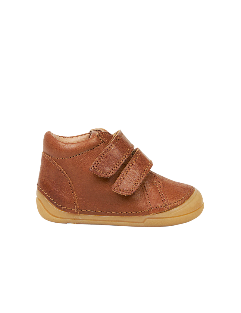 Petit Nord Mini Bootie Velcro Low Boot Shoes Cognac 002