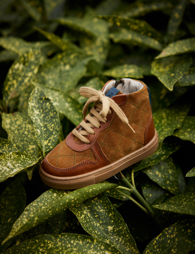 Petit Nord Quilted sneaker Sneakers Cognac 002