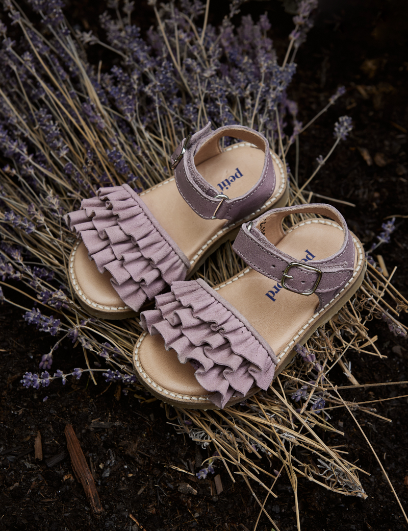 Petit Nord Ruffles Sandal Sandals Lavender 061