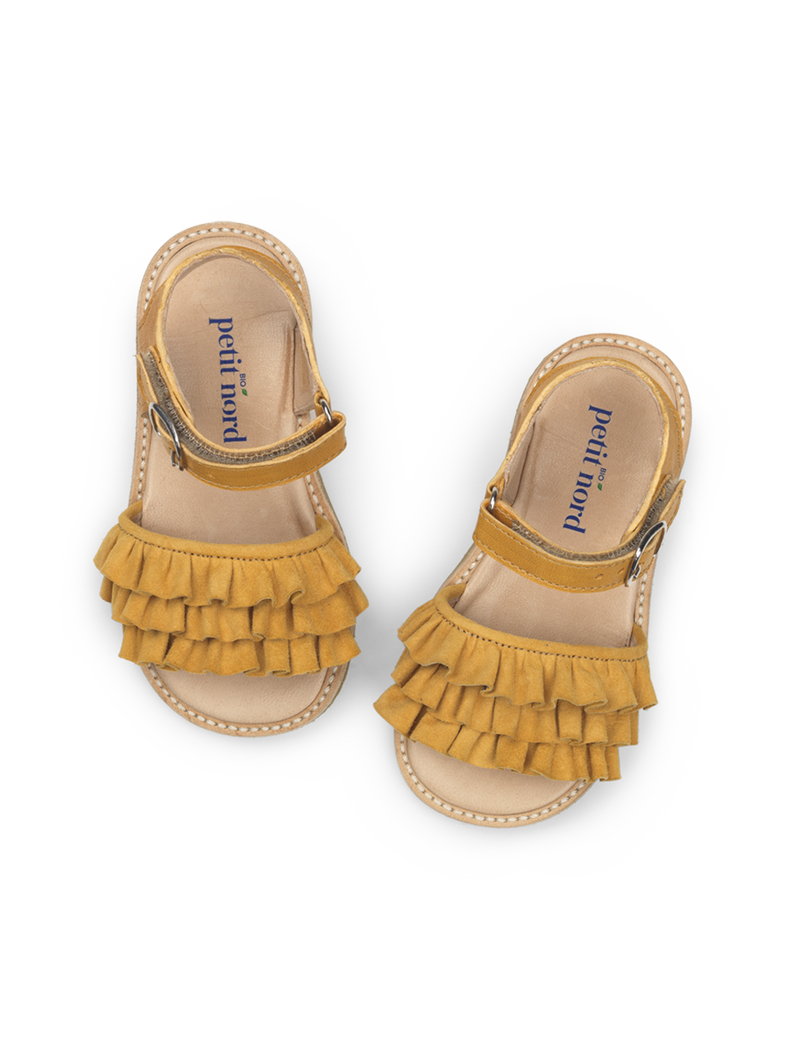 Petit Nord Ruffles Sandal Sandals Sunflower 012