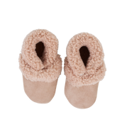 Shearling Bootie - Old rose