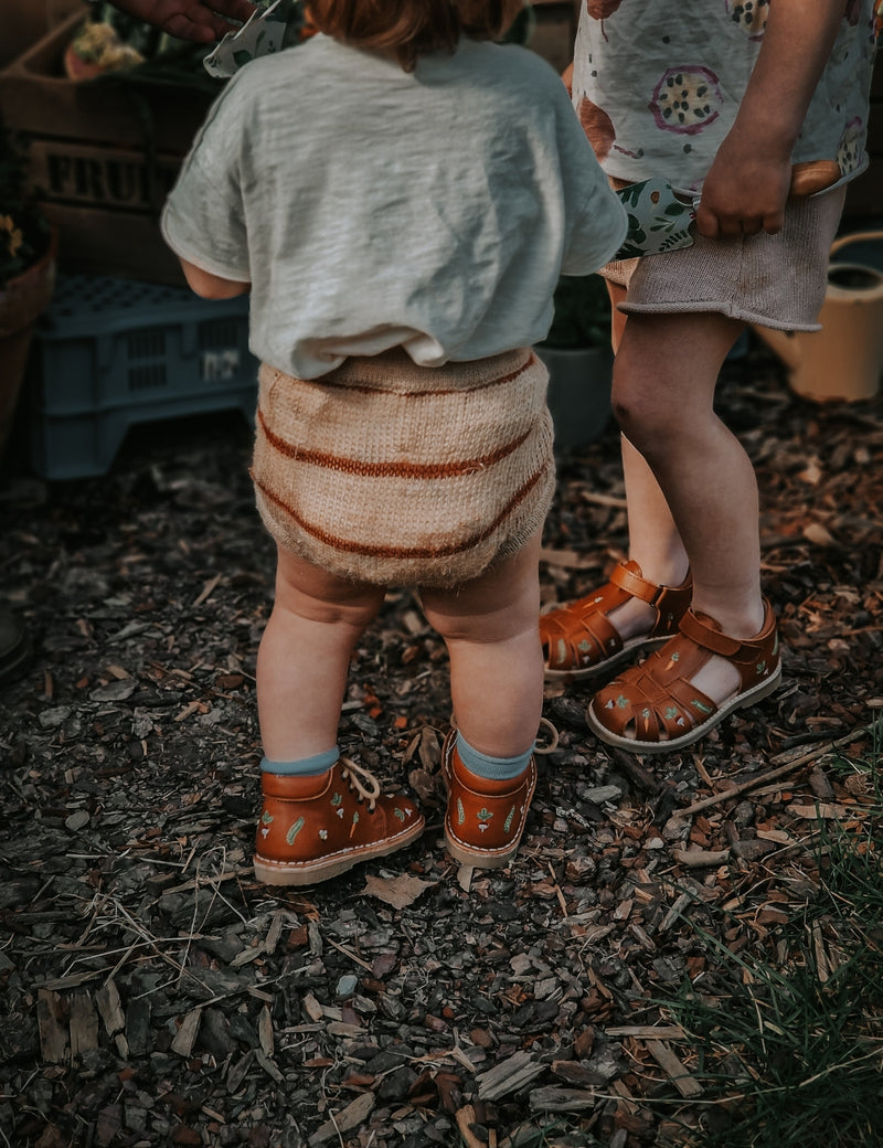 Petit Nord Veggie Classic Sandal Sandals Cognac 002