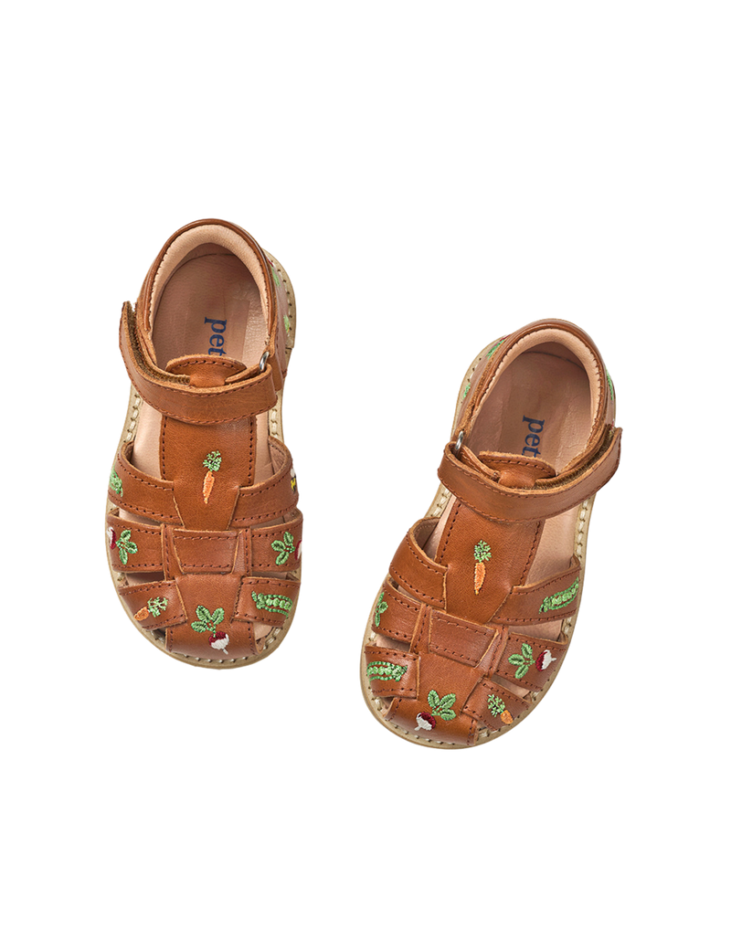 Petit Nord Veggie Classic Sandal Sandals Cognac 002
