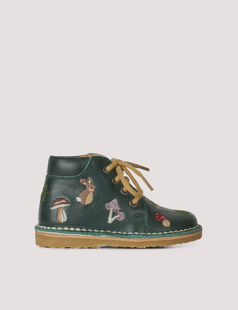 Petit Nord Woodland Classic Boot Low Boot Shoes Kale 068