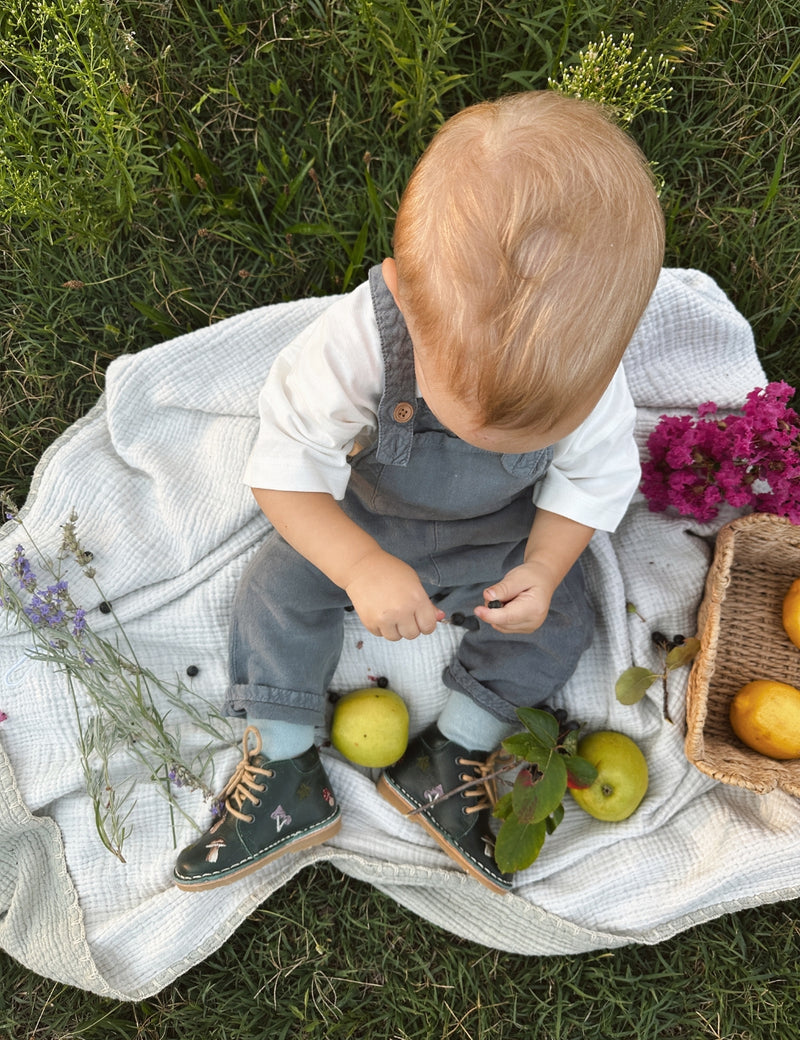 Petit Nord Woodland Classic Boot Low Boot Shoes Kale 068