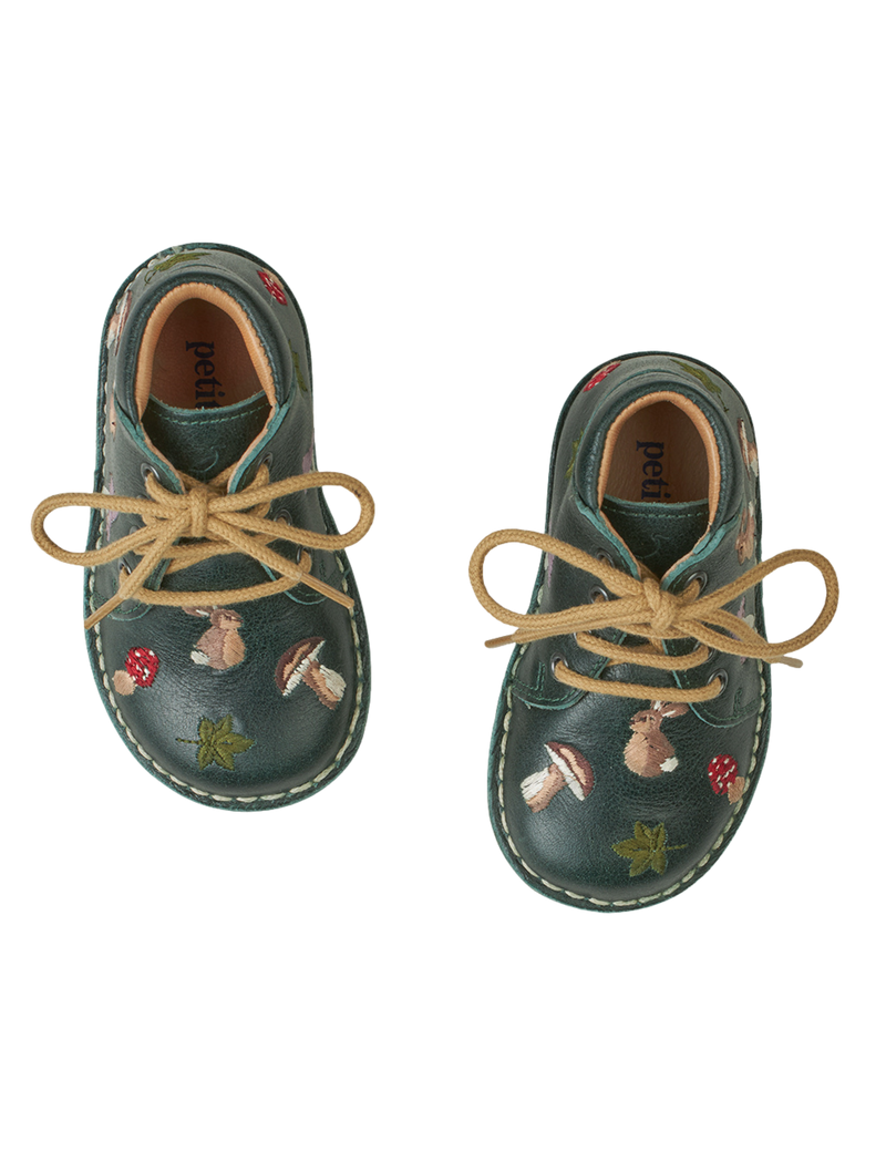 Petit Nord Woodland Classic Boot Low Boot Shoes Kale 068