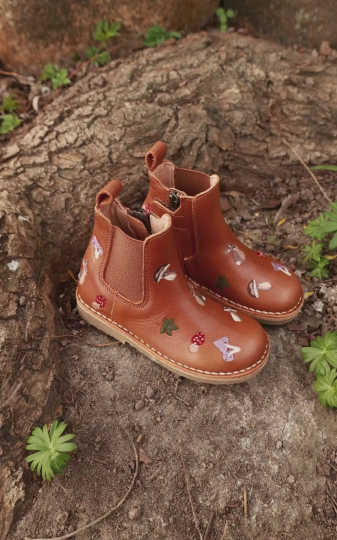 Petit Nord Woodland Ankle Boot Boots Cognac 002