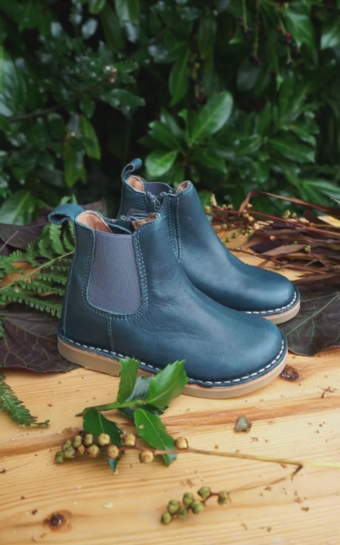 Petit Nord Ankle Boot Boots Petroleum Blue 076