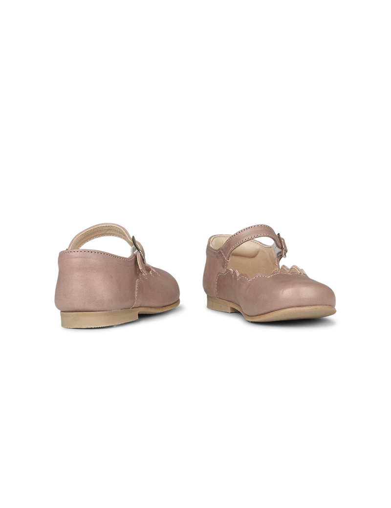 Petit Nord Scallop Mary Jane T-bars and Ballerinas Old rose 020